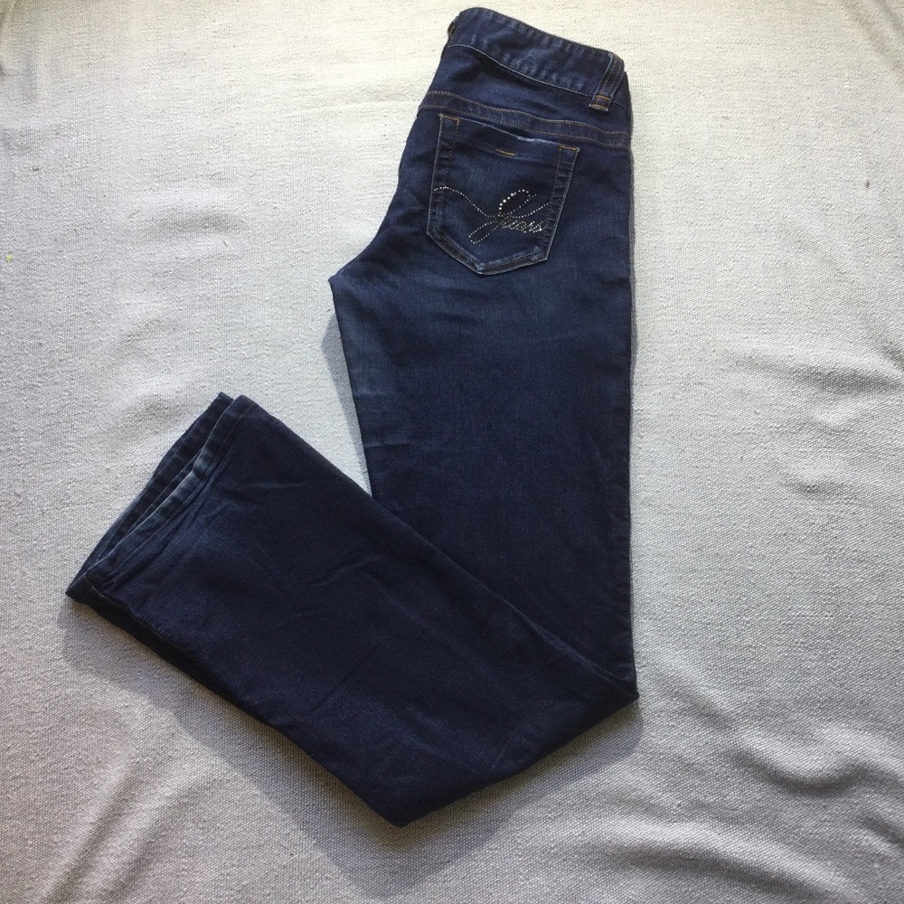Guess blue bootcut/ flare jeans size 29
